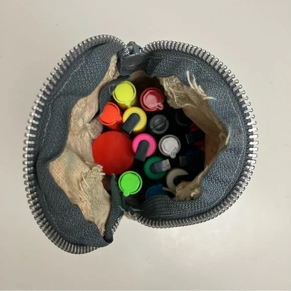 Vintage Made in England Brenda Toys Hippopotamus Pencil Case 1970s Screen Print - Picture 7 of 13